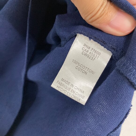 New Chaser Medium Navy Woodstock Bird On Guitar Crew Neck Short Sleeve Tee - Picture 6 of 8